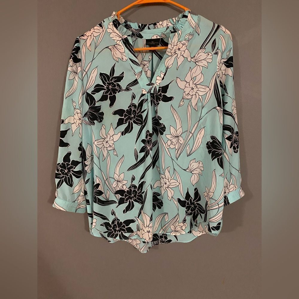Worthington Petite Dress Blouse Size Medium